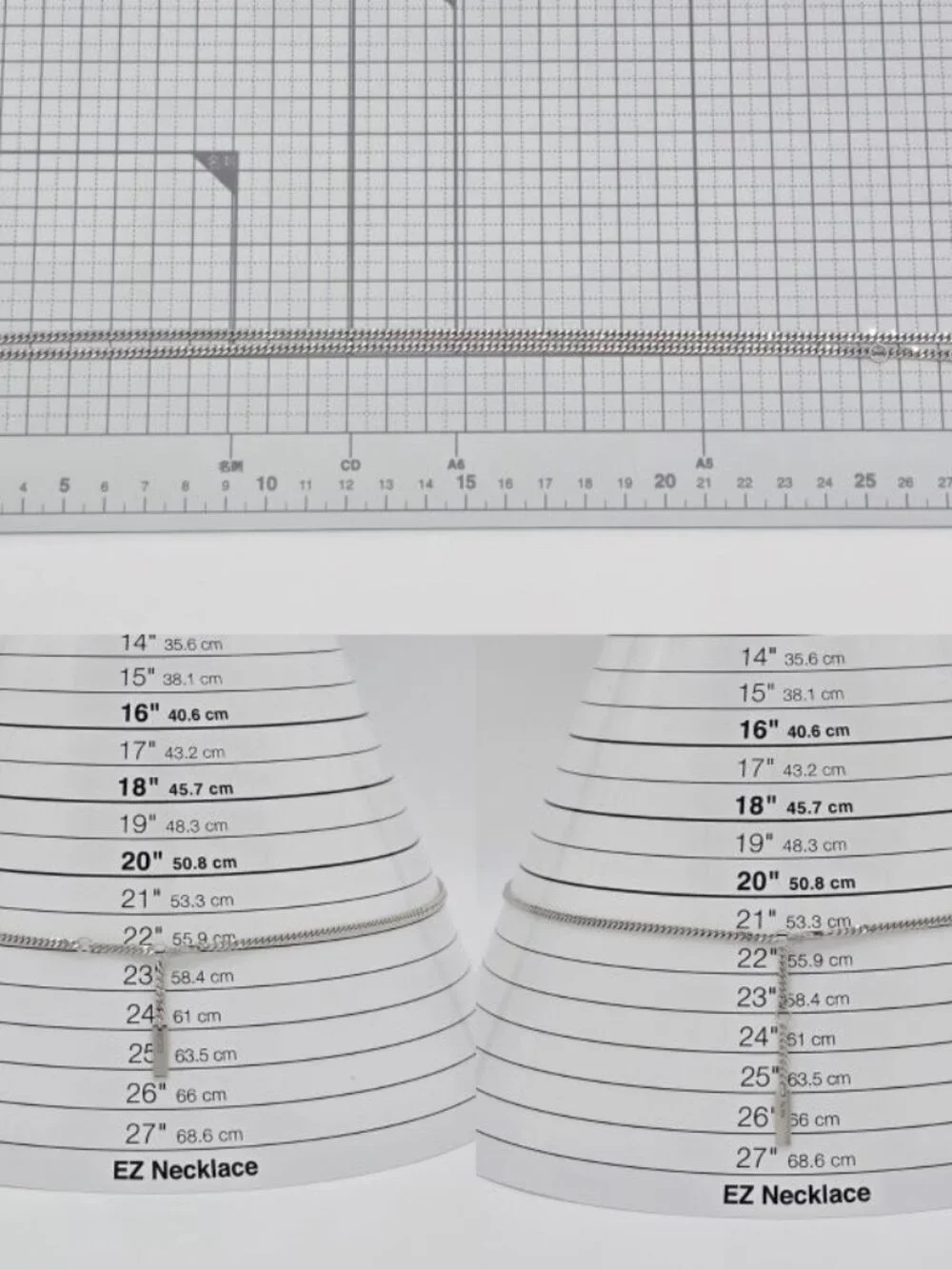 Dior CD Icon Chain Link Necklace 53 Star Ring Silver - Picture 7 of 9